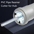 PVC Fitting Saver 2 inch PVC Pipe Reamer Cutter for Removing SCH 40 from Hub Socket Saver Tool for PVC Plumbing Fits 1/2 Variable Speed Power Dril...