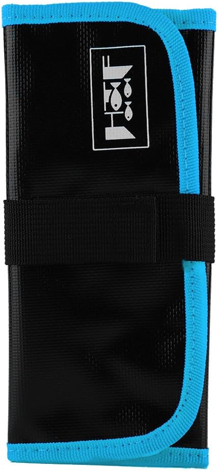 Jig Bag,Fishing Lure Jig Bag Waterproof PVC Pockets Bags Fishing Tackle Gear Tools Accessories Bag 31x22cm/12.2x8.6inch(Blue) Slow Jig Case Calcut...