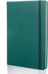 Classic Dotted Grid Bullet Notebook Journal Dot Hard Cover A5 Premium 80gsm Thick Acid-Free Paper with Fine Inner Pocket Faux Leather Office Schoo...