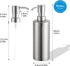 GAPPO Brushed Nickel Soap Dispenser Stainless Steel Metal Pump Hand Lotion Bottle for Bathroom, Bedroom and Kitchen(300ML/10.15Ounce)...