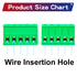 2 Set 5.08mm 5 Pin Male & Female Phoenix Type Connector No Soldering Green PCB Screw Terminal Block 5 Pole...