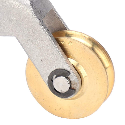 Hot Air Welding Weld Nozzle with Rollers, Stainless Steel Alloy Speed Welding Nozzles Replacement Heat Tips Suitable for 3mm/4mm/5mm Welding Wire,...