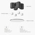 Magnetic Cable Holder Desktop Multipurpose Cord Keeper Cable Organizer Clip Cable Management for Home Office Supplies Wire Organizer (Black 10Pcs)...