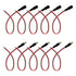 DC5.5x2.1mm, barrel connectors, pigtailed DC power connectors, 1V-36V power adapters 0.3 flat (1ft-5 pair pack)...