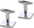Square Classic Black Cufflinks for Men Lady In Gift Case Silver Tone Irregular Geometric Pattern Men's Cufflinks Jewelry for Wedding Anniversary B...