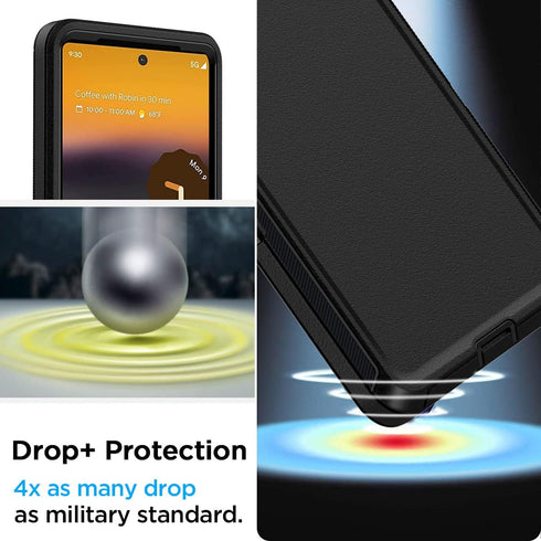 AICase for Google Pixel 7A Case Heavy Duty, Shockproof Drop Protective Rugged Tough Durable Cell Phone Cover for Google Pixel 7A, Black...