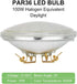 LED PAR36 Light Bulb 15W 5000K Daylight, PAR36 LED Landscape Bulb 2000LM 100W Halogen Equivalent PAR 36 Bulb12-24V with Lenses Spot Light for Land...