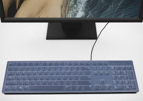 Keyboard Cover for Dell KB216 KB216b KB216t KB216d KB216p Wired & KM636 & Dell Optiplex 5250 3050 3240 5460 7450 7050 & Dell Inspiron AIO 3475/367...