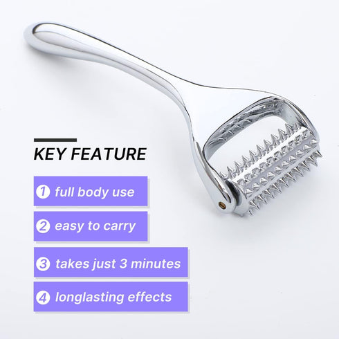 Acupressure Roller, Acupuncture Massage Roller for Neck/Head/Hand Pain Relief and Muscle Relaxation...