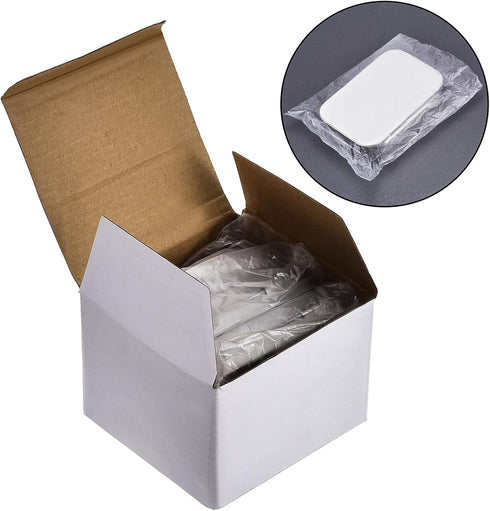 3 Pack 3.75 by 2.45 by 0.8 Inch Silver Metal Rectangular Empty Hinged Tins Box Containers with Lids Mini Portable Box Small Storage Kit, Home Orga...