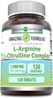 Amazing Formulas L-Arginine/L-Citrulline Complex 1000mg 120 Tablets Supplement| Non-GMO | Gluten Free | Made in USA...