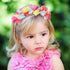 Candygirl Flower Crown Headbands for Women Girls Floral Hairband Wedding Festival Parties Hair Accessories Pack of 9 (bright colors)...
