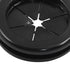 4pcs 1-3/16 (30mm) Inch Black Double Sided Desk Hole Grommets, Six-Petaled Rubber Cable Cord Organizer, Desk Hole Cover Wire Hole Insert for Home ...