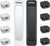 Magnetic Cable Organizer, Desktop Cable Holder Multipurpose with 8 Clips, Magnetic Cable Clips Organizer, Cord Management for All Wires (2 Pack, B...