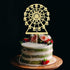 Golden Paper Ferris Wheel Cake BirthdaParty Decoration Celebrations for Boys and Girls...