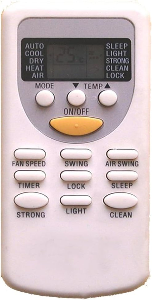 Replacement Air Conditioner Remote Control for Yonan Sairon JBS Transco Fujiya Turbo Air lux Celestial Hoffwel Tristar Cartel Nakatomy El...
