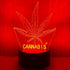 420 Leaf 3D LED Table Lamp Night Light Optical Visual Illusion Home Decor Lighting...