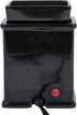 Elanze Designs Home Sweet Home Ceramic Glossy Black Interchangeable Photo Frame Candle Wax Oil Warmer...