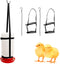 Dnoifne 2 Pack Chicken Hanging Straps for Poultry Farm Chicken Waterer Feeder(Bottle Not Included)...