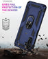 Samsung Galaxy A13 5G Case with HD Screen Protector, Military-Grade Ring Holder Stand Car Mount, Shockproof Cover for Galaxy A13 5G/A04s, Blue...