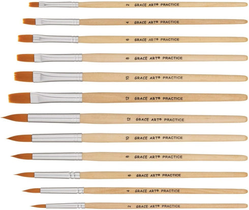 Grace Art Water Color Brush Set WS12 by Grace Art...