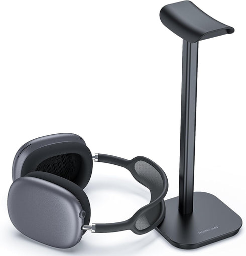 Headphone Stand, Desktop Headset Holder Heavy Base Desk Earphone Stand Aluminum Gaming Headset Hanger Rack for AirPods Max, AirPods, AirPods Pro, ...
