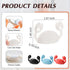 4PCS Crab Cord Organizer Cable Clips, USB Cable Organizers for Home Office Desk, Self-Adhesive Cable Holder,Wire Organizer & Decor...
