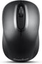 Perixx PERIMICE-722B Wireless Optical Mouse - 3.82x2.28 Inches Portable Design - Silent Clicks with Cable Straps - Black...