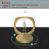 Zinc Alloy Cell Phone Ring Holder Finger Ring Stand, 360 Degree Rotation Kickstand Grip Holder (Square/Gold)......