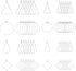 UNICRAFTALE 80pcs 4 Styles Beading Hoop Earrings Stainless Steel Hollow Hoop Earrings Finding Mixed Shapes Hoop Pendant Component for DIY Earrings...