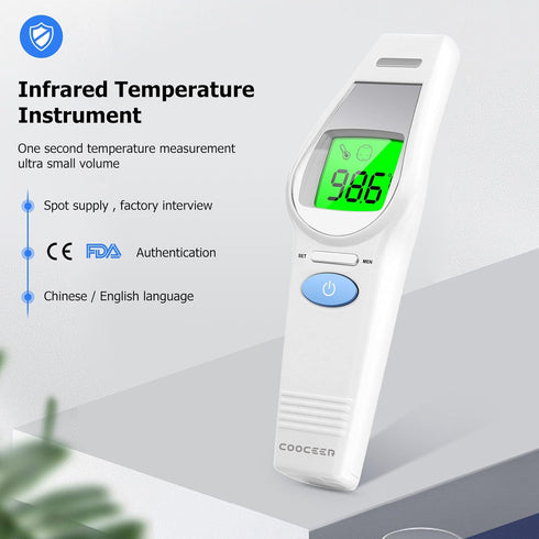 Forehead Thermometer for Adults and Kids: Fever Thermometer for Home - Large Bolded Digital Temperature Reading...