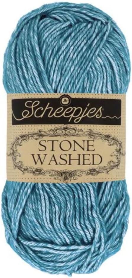 Scheepjes Yarn Stone Washed (805 - Blue Apatite)...