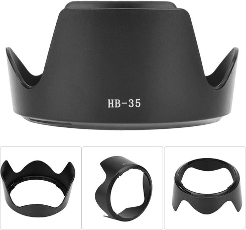 Camera Lens Hood, HB-35 Camera Mount Lens Hood Replacement for Nikon AF-S VR 18-200mm F/3.5-5.6 Lens...