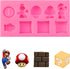 9-Cavity Silicone Cartoon Fondant Mold for Cake Decorating, Candy Making, and Resin Crafts - Chocolate, Gum Paste Tray, and Resin Casting...