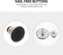 Non- Slip Pants Buttons 12Pcs Adjustable Buttons Instant Waist Button Extender Pants No Sew Button for Jean Pants Adjustable or Reduces Removable ...