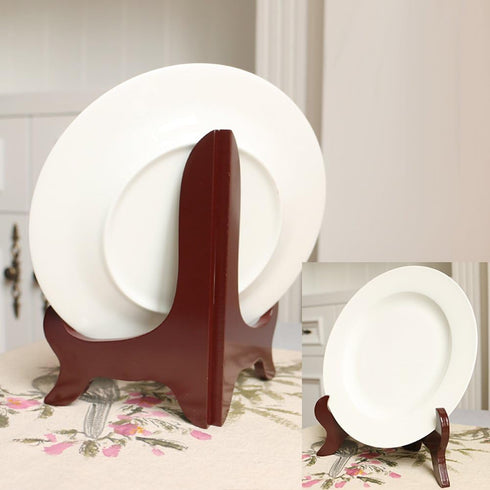 2 PCS Wood Easels Wooden Plate Stand Folding Display Stands, 5 Inch...
