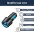Fast Car Charger, USB C Car Charger 38W Car Charger Adapter PD3.0&QC3.0 with 2Pack Lightning Cable Quick Car Charging Compatible with iPhone 14 Pr...