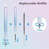 Ball Point Pens Black Ink Pens Ballpoint Smooth Writing Medium Point 1.0mm Office Pens with Super Soft Grip (12-count)...