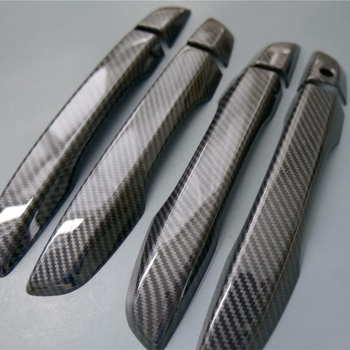 Door Handle Cover Trim for Honda Civic 2016 2017 2018 2019 2020(Carbon Fiber No Keyless Holes)...