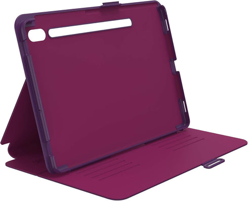 Speck Products BalanceFolio Samsung Galaxy Tab S6 Case and Stand, Acai Purple/Magenta Pink...
