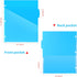 WOT I Plastic 5-tab Dividers with 2 Clear Pockets - 3 Sets, Binder Dividers for 3 Ring Binder, Bright Colors, 15PCS...