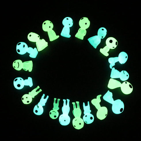Fairy Garden Accessories Tree Elves Easter Egg Fillers Glow in Dark Basket Stuffers Garden Alien Decor Miniature for Micro Landscape Outdoor Statu...