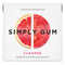 SIMPLY Gum | Cleanse with Grapefruit and Prickly Pear | Plant- Based Chewing Gum | Pack of Six (90 Pieces Total) | Synthetic Plastic Free + Aspart...