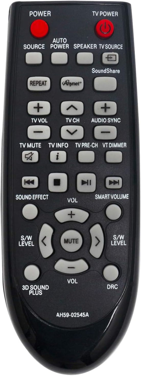 New AH59-02545A Replacement Remote Control fit for Samsung Sound Bar HW-F750 HW-F750/ZA HW-F751 HW-F751/XS HW-F751/XU HW-F751/XE HWF750 HWF750/ZA ...