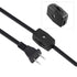 Inline Rotary Cord Switch Replacement Gear Rotary Switch Direct Plug-in Light Wire Switch for 18/2 SPT-2 Lamp Cord...