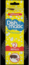 3 Packs of 2 Dishmatic Steel Scourer Refill Heads for cleaning BBQ's, Hot Plates, Steel Pots & Pans (6 in total)...