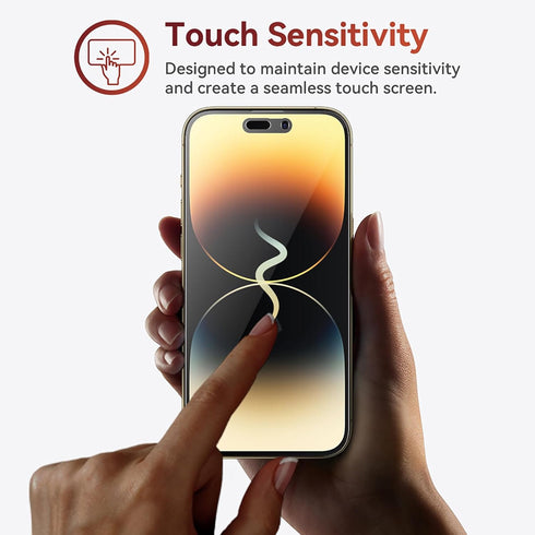 2 Pack Gradient for iPhone 15 Pro Privacy Screen Protector (NOT Glass) for iPhone 15Pro Anti-Blue Light, Anti-Fingerprint Soft Film Anti-Spy PET, ...