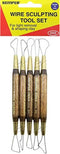 Kemper Wire Sculpting Tool Set DSS For Light Removal & Shaping Clay, Dough, Pottery 5 PC 6-1/2'' TOOLS...