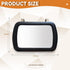 Car Sun Visor Vanity Mirror, Universal Car Vanity Mirror, Clip-on Rear View Sun-Shading Cosmetic Mirror, Rear View Sun-Shading Travel Cosmetic Mir...