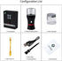 Electric Herb Grinder COMPACT Size, Fast Grinding for Flower Buds, Updated 6 Blades Spice Grinder, USB-Rechargeable Electric Grinder with 2 x 1.7o...